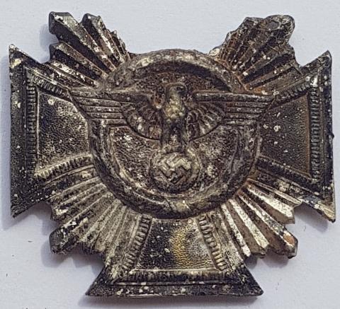 WW2 GERMAN NAZI RELIC FOUND NSDAP Long Service Award for 10 Years OF SERVICES IN THE HITLER NSDAP Dienstauszeichnung in Bronze / 3.Stufe 2.WK MEDAL AWARD