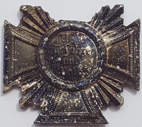 WW2 GERMAN NAZI RELIC FOUND NSDAP Long Service Award for 10 Years OF SERVICES IN THE HITLER NSDAP Dienstauszeichnung in Bronze / 3.Stufe 2.WK MEDAL AWARD