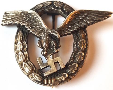 WW2 GERMAN NAZI ***REPLIKA*** LUFTWAFFE PILOT BADGE MEDAL AWARD