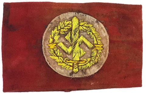 WW2 GERMAN NAZI SA SPORTS ASSOCIATION COTTON ARMBAND Wehrmannschaft NSDAP