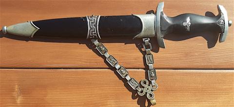 SS CHAINED DAGGER M36 TYPE B1 NON-MAGNETIC NICKEL - UNMARKED BLADE