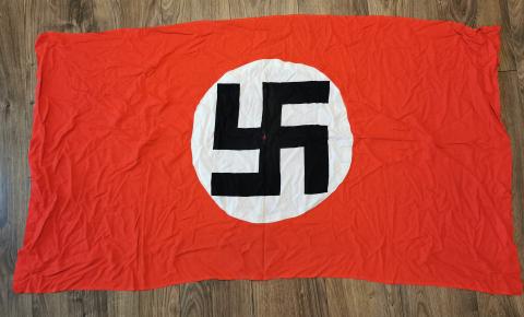 WW2 GERMAN NAZI THIRD REICH NSDAP DOUBLE SIDE FLAG banner pennant swastika