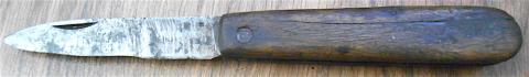 WW2 GERMAN NAZI WAFFEN SS TOTENKOPF POCKET KNIFE FIELD GEAR