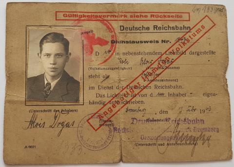 WW2 GERMAN NAZI UNIQUE HOLOCAUST CONCENTRATION CAMP AUSCHWITZ BIRKENAU INMATE SURVIVOR ID + COMMEMORATIVE POLISH MEDAL AWARD IN CASE