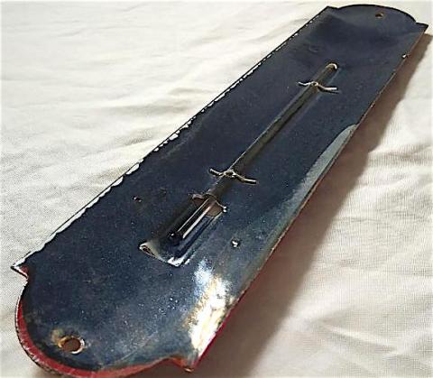 WW2 GERMAN NAZI VERY RARE THIRD REICH DEUTSCHE ZEPPELIN WALL THERMOMETER SIGN WITH SWASTIKA