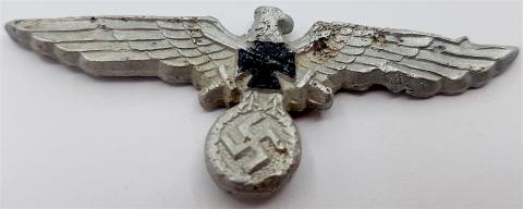 WW2 GERMAN NAZI VETERAN EAGLE & IRON CROSS CAP PIN INSIGNIA GES GESCH