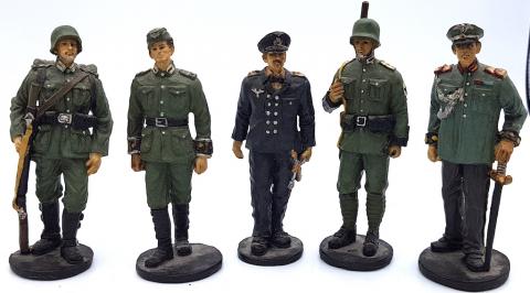 WW2 GERMAN NAZI WEHRMACHT LUFTWAFFE ss FIGURINES elastolin lineol hausser