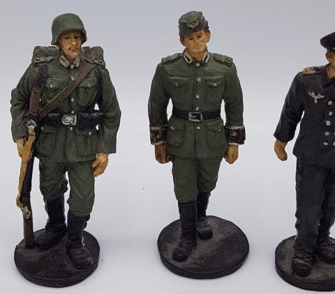 WW2 GERMAN NAZI WEHRMACHT LUFTWAFFE ss FIGURINES elastolin lineol hausser