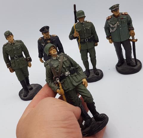 WW2 GERMAN NAZI WEHRMACHT LUFTWAFFE ss FIGURINES elastolin lineol hausser