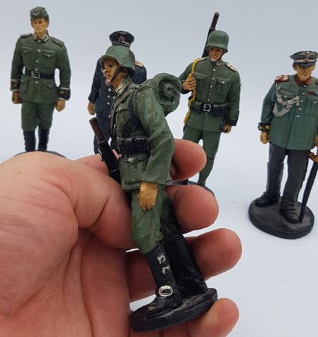 WW2 GERMAN NAZI WEHRMACHT LUFTWAFFE ss FIGURINES elastolin lineol hausser