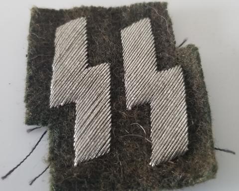 WW2 GERMAN NAZI WAFFEN SS GESTAPO POLICE TUNIC REMOVED SS RUNES PATCH UNIFORM POLICE GERNDARMERIE