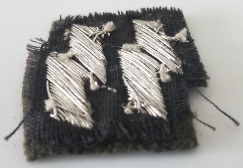 WW2 GERMAN NAZI WAFFEN SS GESTAPO POLICE TUNIC REMOVED SS RUNES PATCH UNIFORM POLICE GERNDARMERIE