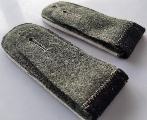 WW2 GERMAN NAZI WAFFEN SS NCO SHOULDER BOARD SET INFANTERIE DIVISION uniform tunic