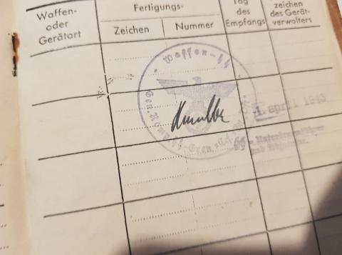 WW2 GERMAN NAZI WAFFEN SS TOTENKOPF PANZER GRENADIER DIVISION SOLDBUCH ID