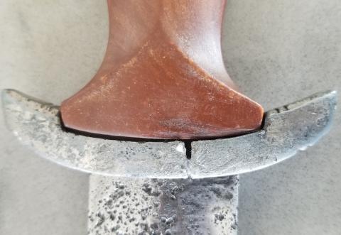 WW2 GERMAN NAZI WAR RELIC EARLY RZM SA DAGGER BATTLEFIELD FOUND WORN - COMBAT