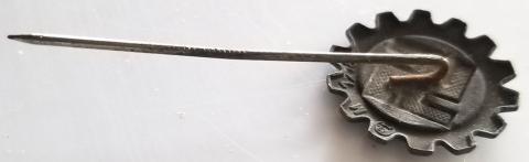 WW2 GERMAN THIRD REICH DAF ( German Labour Front ) MEMBERSHIP STICKPIN WITH SWASTIKA 