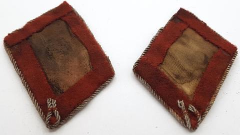 WW2 GERMAN UNIFORM THIRD REICH LEADER GENERAL OFFICER SA COLLAR TABS WITH OAKLEAF TUNIC REMOVED