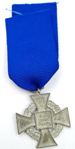 25 years of faithful services in the heer - wehrmacht medal award