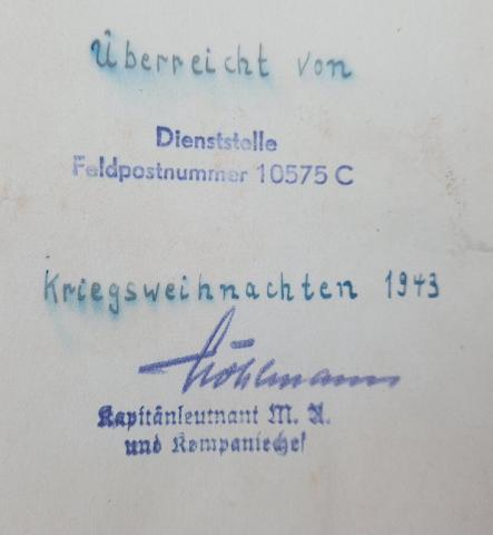 ADOLF HITLER BOOK MEIN KAMPF SIGNED GENERAL KRIEGSMARINE AH SIGNATURE