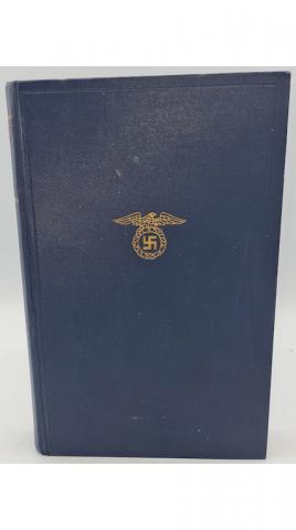 Adolf Hitler Mein Kampf 1939 edition blue cover embossed swastika eagle first 1st edition