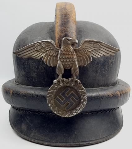WW2 German Nazi large Third Reich eagle pole top of flag marked