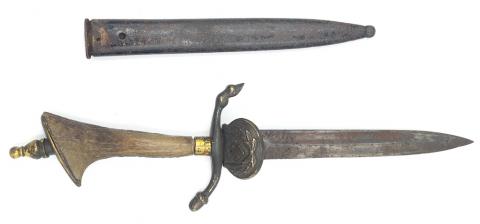 WW2 German waffen ss Werhmacht hunting dagger rzm eickhorn solingen boker