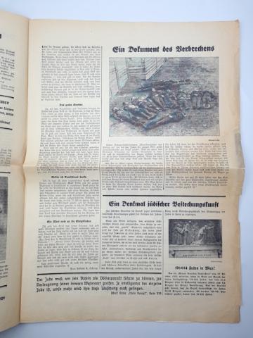 Antisemitic Anti Jewish DER STURMER RARE newsletter holocaust jew early 1935