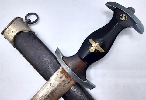 Combat Early WAFFEN SS RZM German DAGGER original for sale dague a vendre allemande anodized