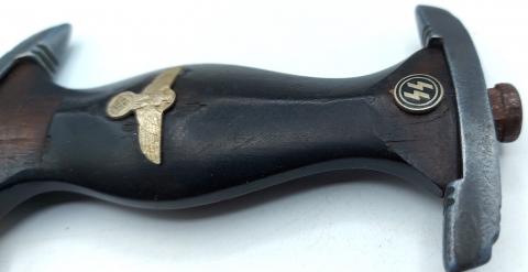 Combat Early WAFFEN SS RZM German DAGGER original for sale dague a vendre allemande anodized