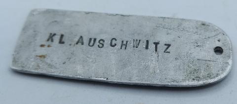 Concentration Camp Auschwitz TOKEN to identify belongings of an Polish Inmate
