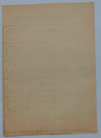 German 1931 election paper for Third Reich Adolf Hitler against Hindenburg German 1931 election paper for Third Reich Adolf Hitler against Hindenburg