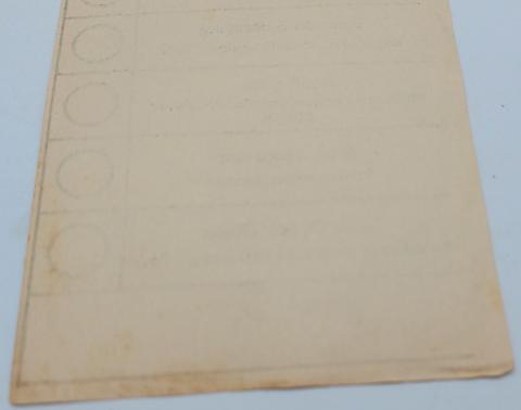 German 1931 election paper for Third Reich Adolf Hitler against Hindenburg German 1931 election paper for Third Reich Adolf Hitler against Hindenburg