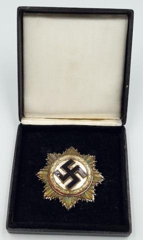 German Cross in gold medal award in original case waffen ss wehrmacht