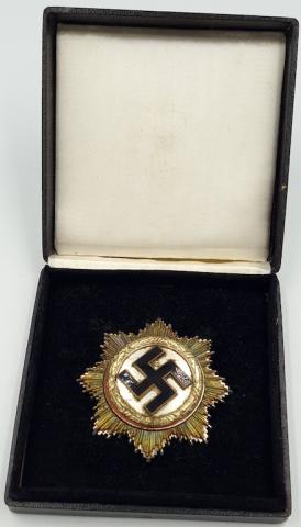 German Cross in gold medal award in original case waffen ss wehrmacht