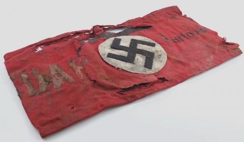 German Third Reich NSDAP Nazi Party Partei-Bereitschaft Party Readiness Armband