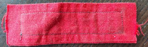 HOLOCAUST Concentration Camp BUCHENWALD inmate's liberation uniform patch HOLOCAUST Concentration Camp BUCHENWALD inmate's liberation uniform patch