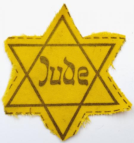 Holocaust Star of David JUDE germany jew jewish ghetto getto etoile de david original a vendre