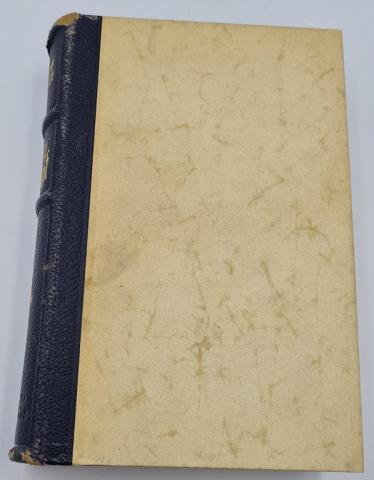 III Reich Fuhrer Adolf Hitler Mein Kampf Book rare Wedding Edition, signed, hard cover 1939