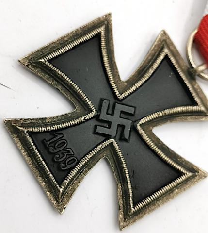 Iron Cross 2nd class medal award wehrmacht  nsdap waffen ss luftwaffe kriegsmarine