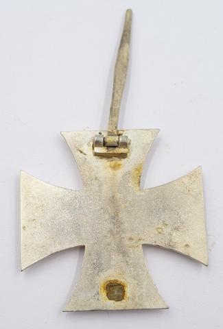ww2 german nazi Iron Cross medal award 1st class wehrmacht - waffen ss unmarked