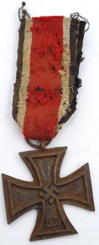 Iron Cross medal award relic found wehrmacht waffen ss kriegsmarine luftwaffe