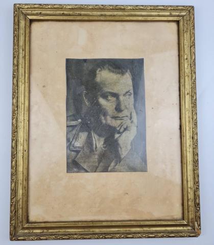 Marshall Hermann Goering painting frame WW2 period Berlin original luftwaffe