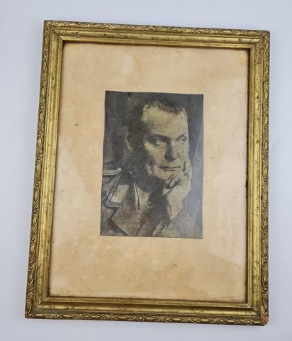 Marshall Hermann Goering painting frame WW2 period Berlin original luftwaffe