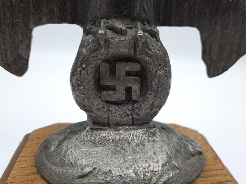 Nice early bird Third Reich NSDAP administration desktop eagle status original for sale