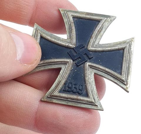 Nice Iron Cross first 1st class medal award in original case, marked