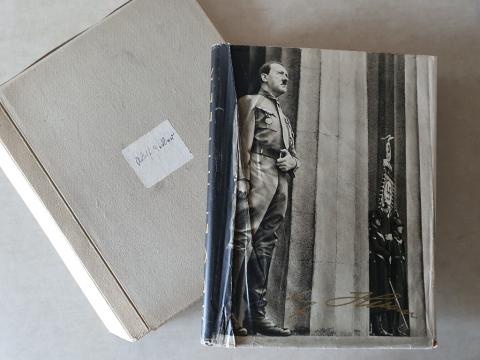 NSDAP III Reich Fuhrer Adolf Hitler cigarette red book photos fuhrer livre original for sale