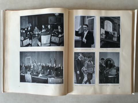 NSDAP III Reich Fuhrer Adolf Hitler cigarette red book photos fuhrer livre original for sale NSDAP III Reich Fuhrer Adolf Hitler cigarette red book photos fuhrer livre original for sale
