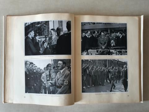 NSDAP III Reich Fuhrer Adolf Hitler cigarette red book photos fuhrer livre original for sale