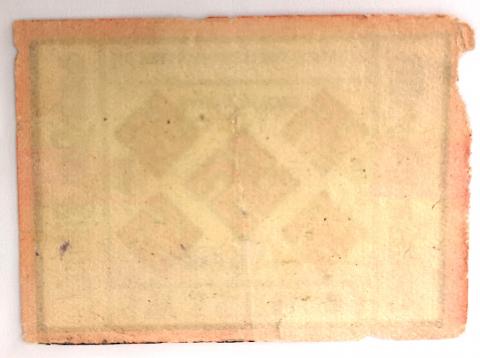Old matches box's label "Made in Ceylon safety matches" with many swastikas