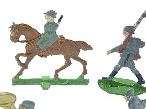 1930s WW2 German army toys soldaten figurines original box OKI elastolin lineol hausser tippco mercedes